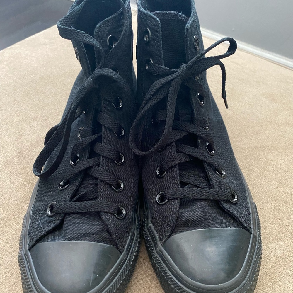 Black High Top Converse